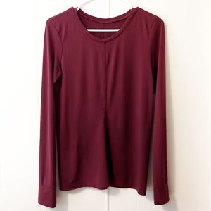 Fabletics Aria Scoop Neck Long-Sleeve Top